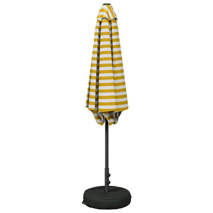 Garden Parasol with Base 300 x 300 cm Polyester Rectangular