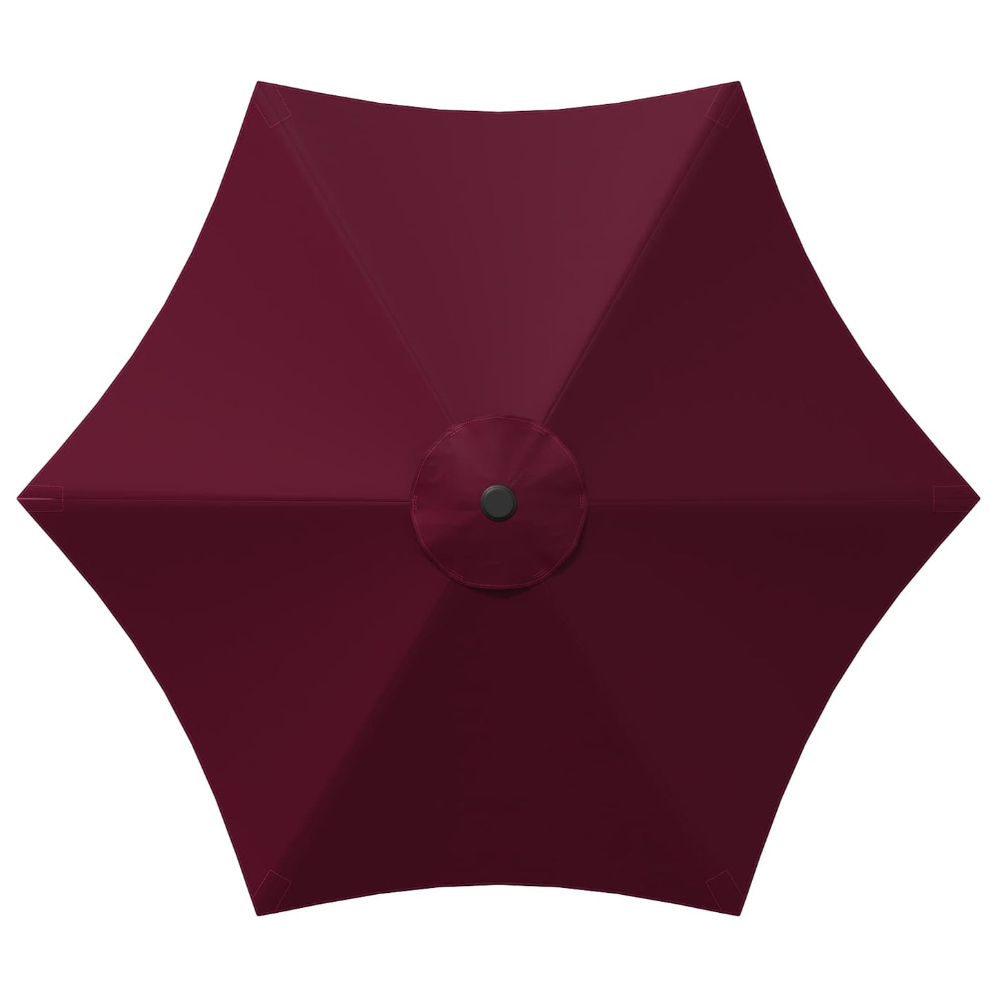 Garden Parasol with LED Lights and Base 230 x 230 cm Polyester