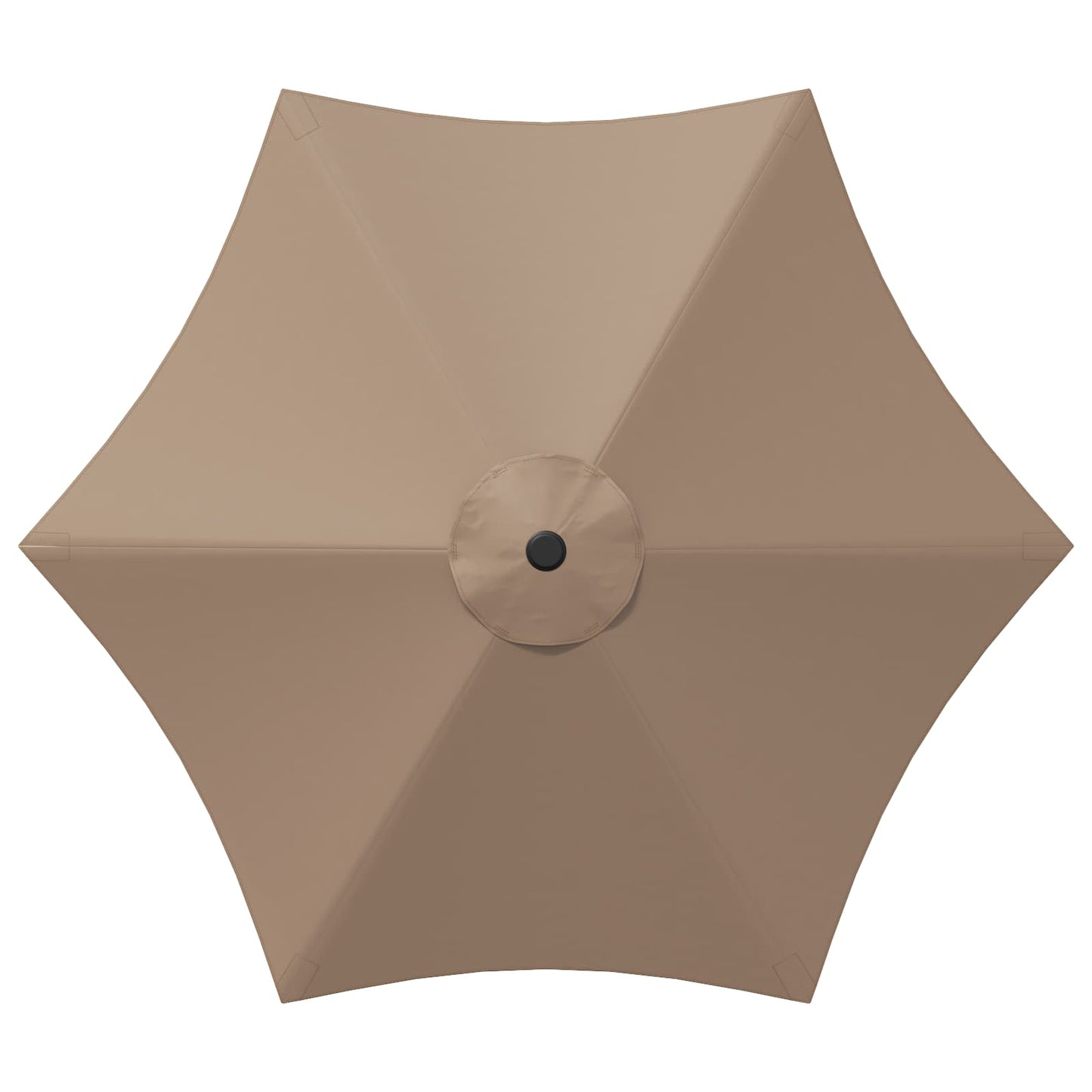 Garden Parasol with LED Lights and Base 300 x 300 cm Polyester