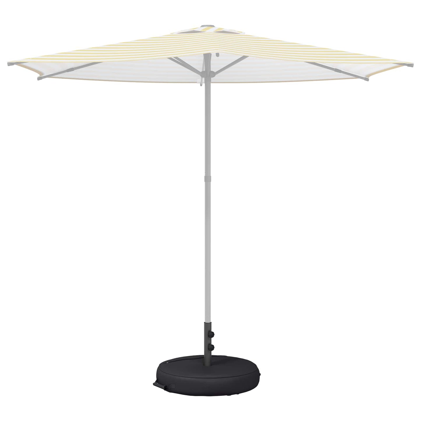 Patio Umbrella Base 50 x 50 cm Steel Black
