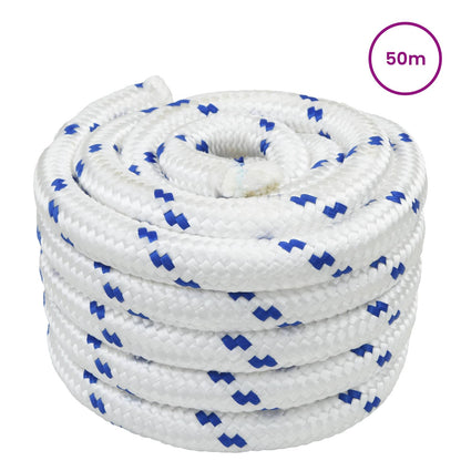Boat Rope 50 m 3 White and Blue PP