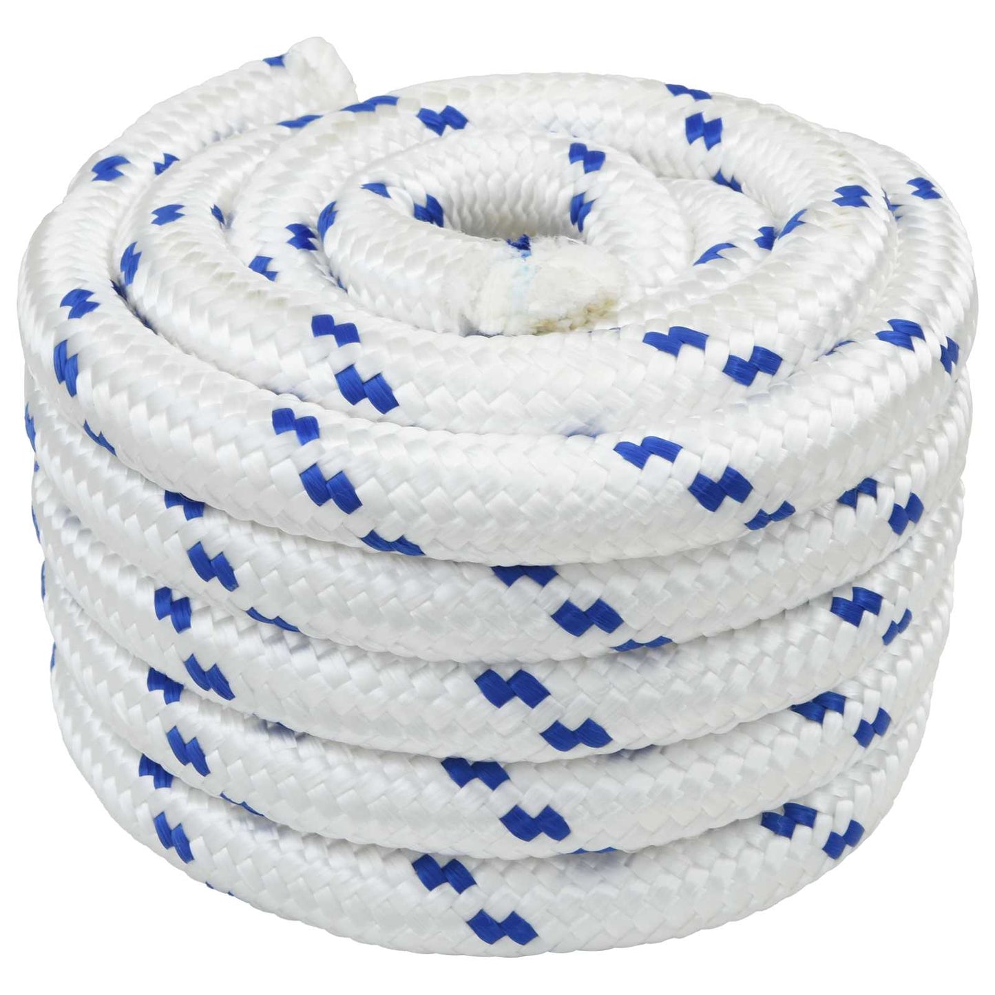 Boat Rope 25 m 4 White and Blue PP