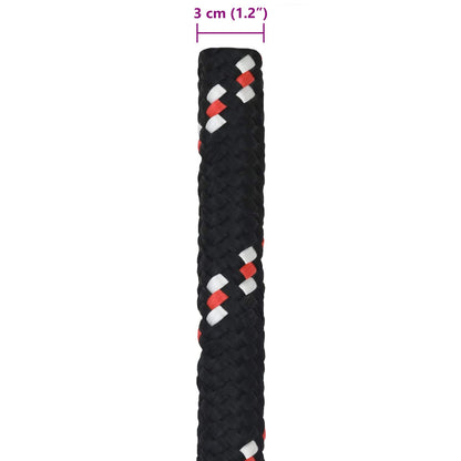 Boat Rope 5 m 3 Black and Red PP