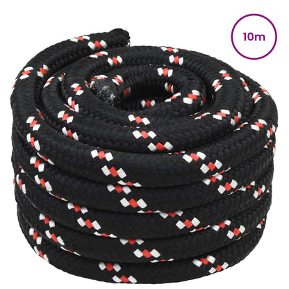 Boat Rope 10 m 3 Black and Red PP