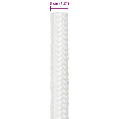 Boat Rope 25 m 3 Full White PP