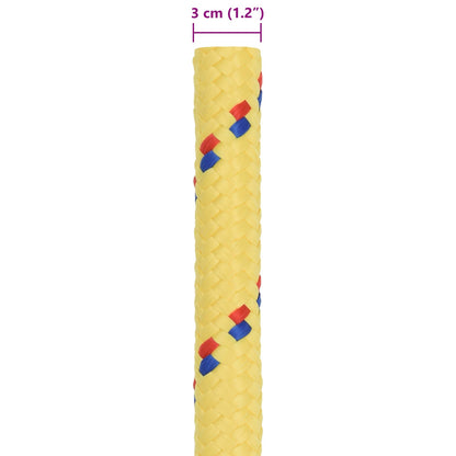 Boat Rope 10 m 3 Yellow PP