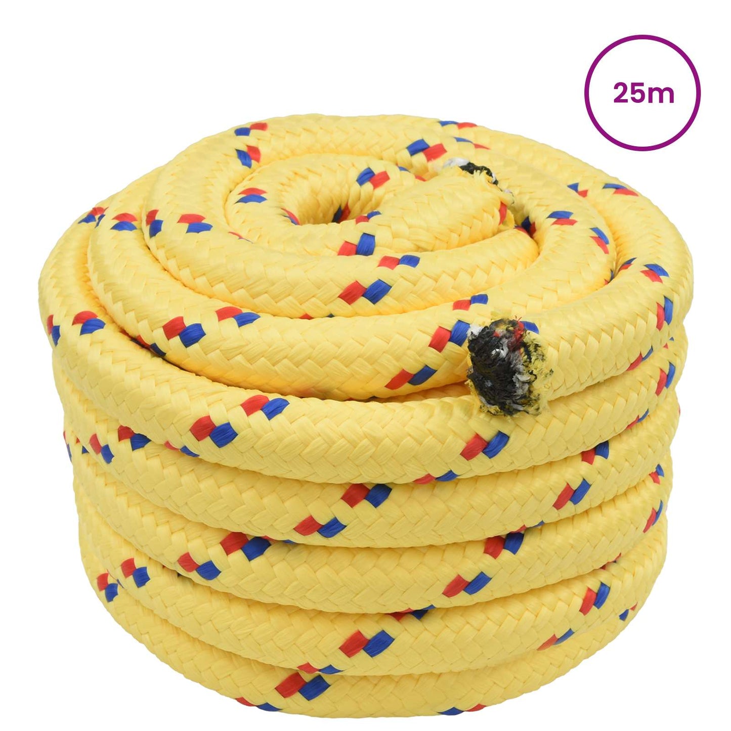 Boat Rope 25 m 3 Yellow PP