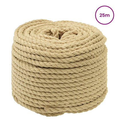 Boat Rope 25 m 0.8 Natural PP