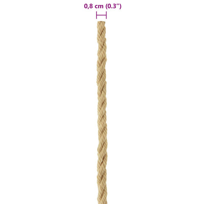 Boat Rope 500 m 0.8 Natural PP