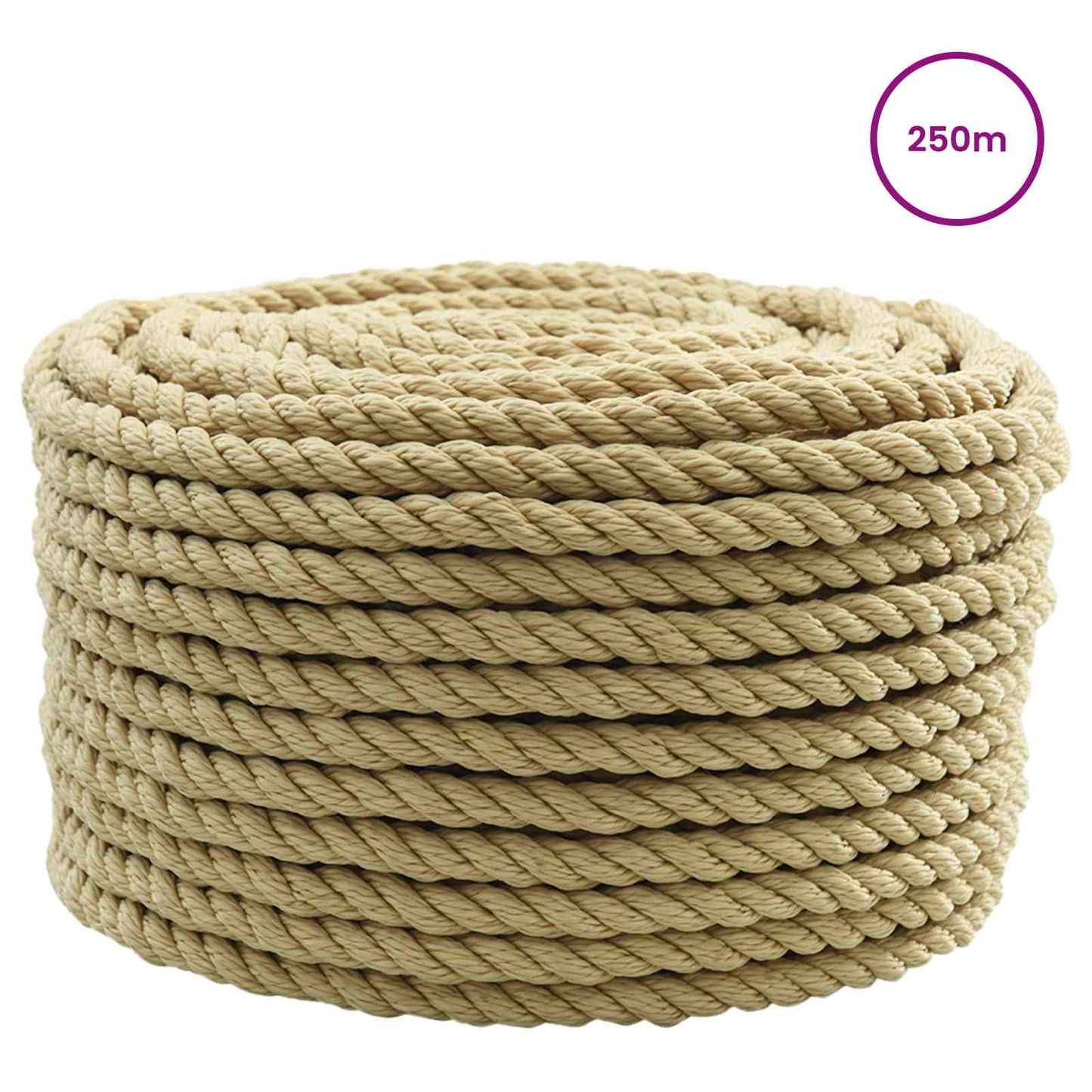 Boat Rope 250 m 1.4 Natural PP