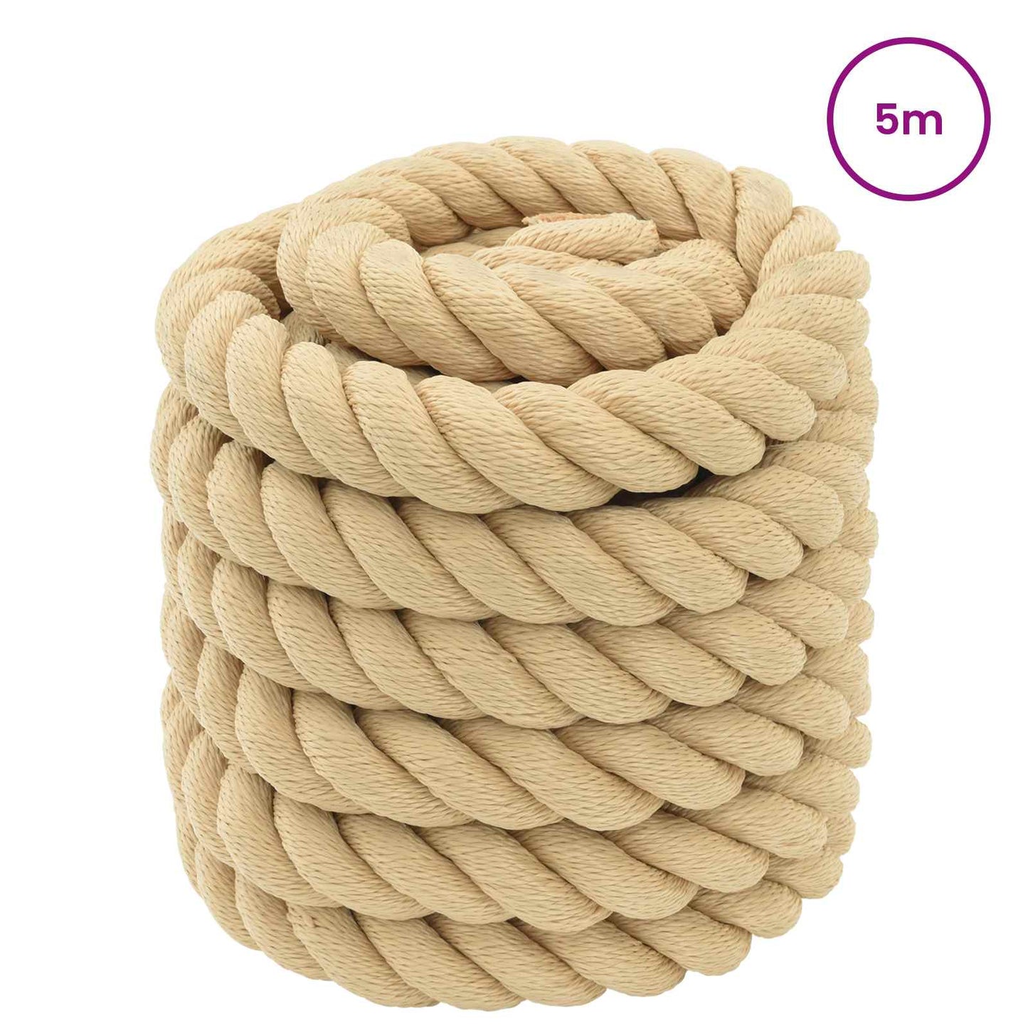 Boat Rope 5 m 6 Natural PP