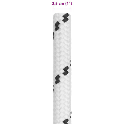 Boat Rope White 25 m Polyester