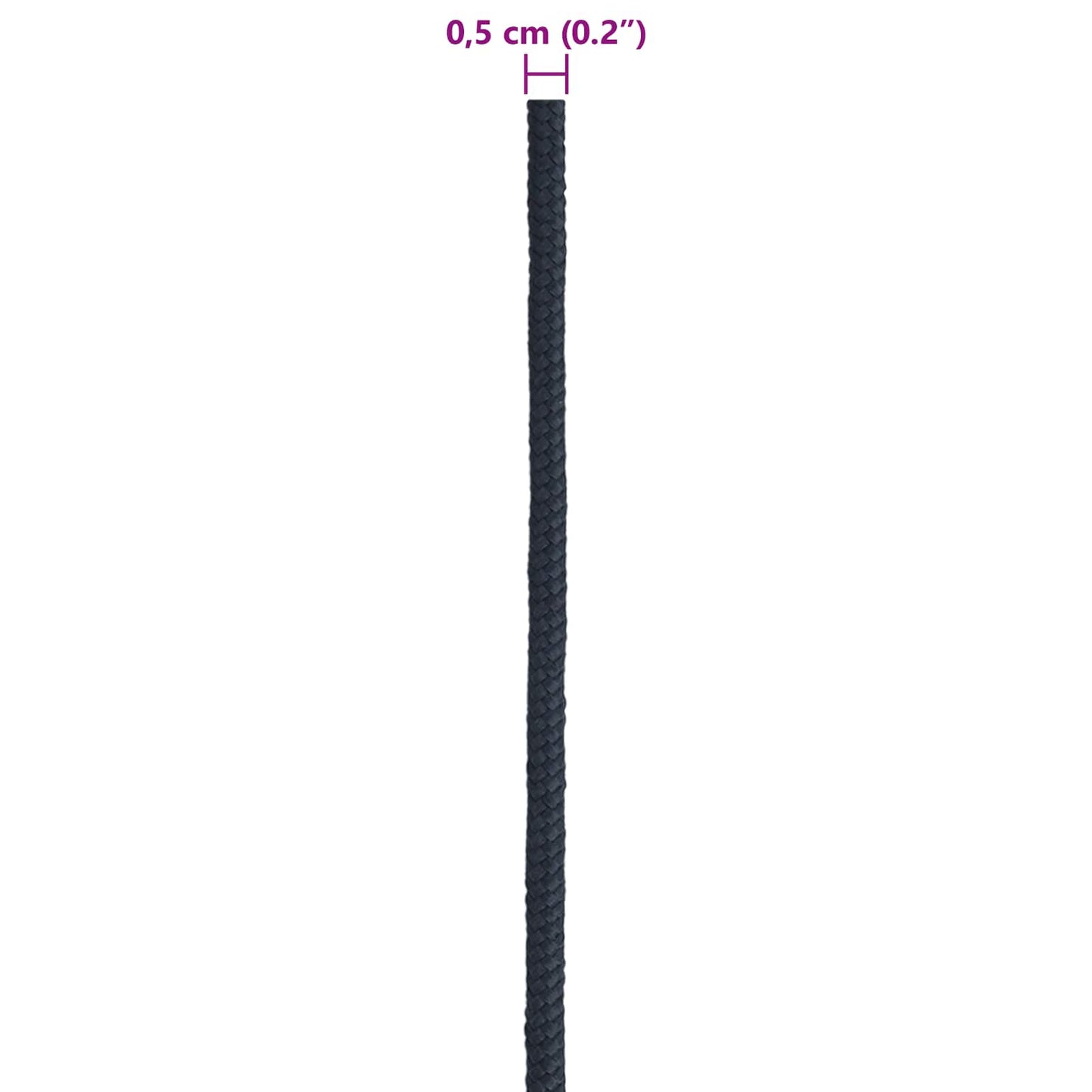 Boat Rope 0.5 mm 100 m Royal Blue Polyester