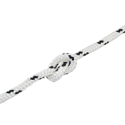 Boat Rope 12 m 1 White and Black Polyester