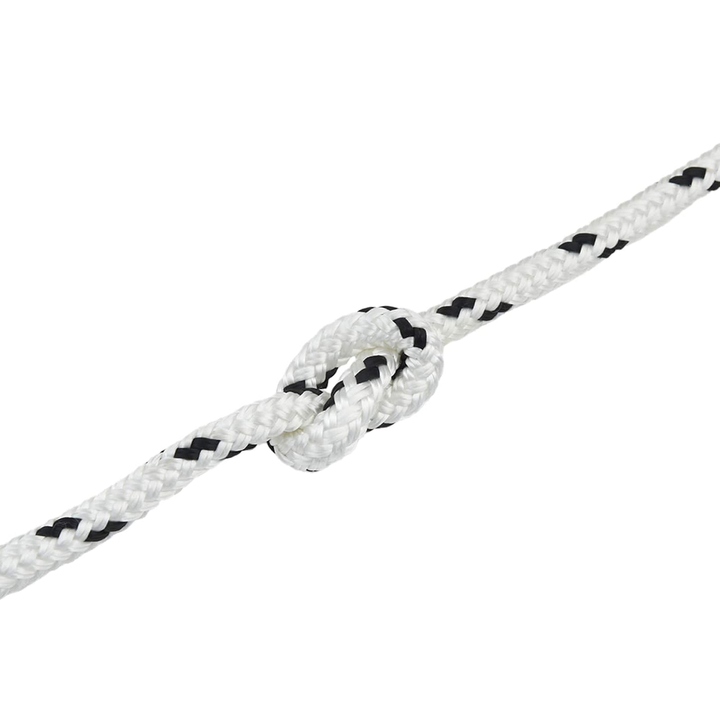 Boat Rope 9 m 1.4 White and Black Polyester