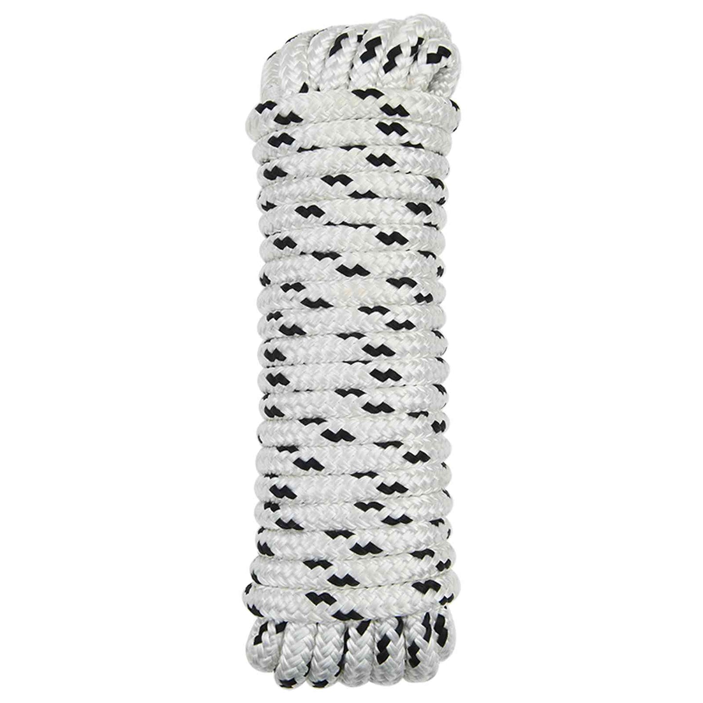 Boat Rope 9 m 1.4 White and Black Polyester