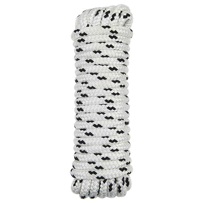 Boat Rope 9 m 1.4 White and Black Polyester