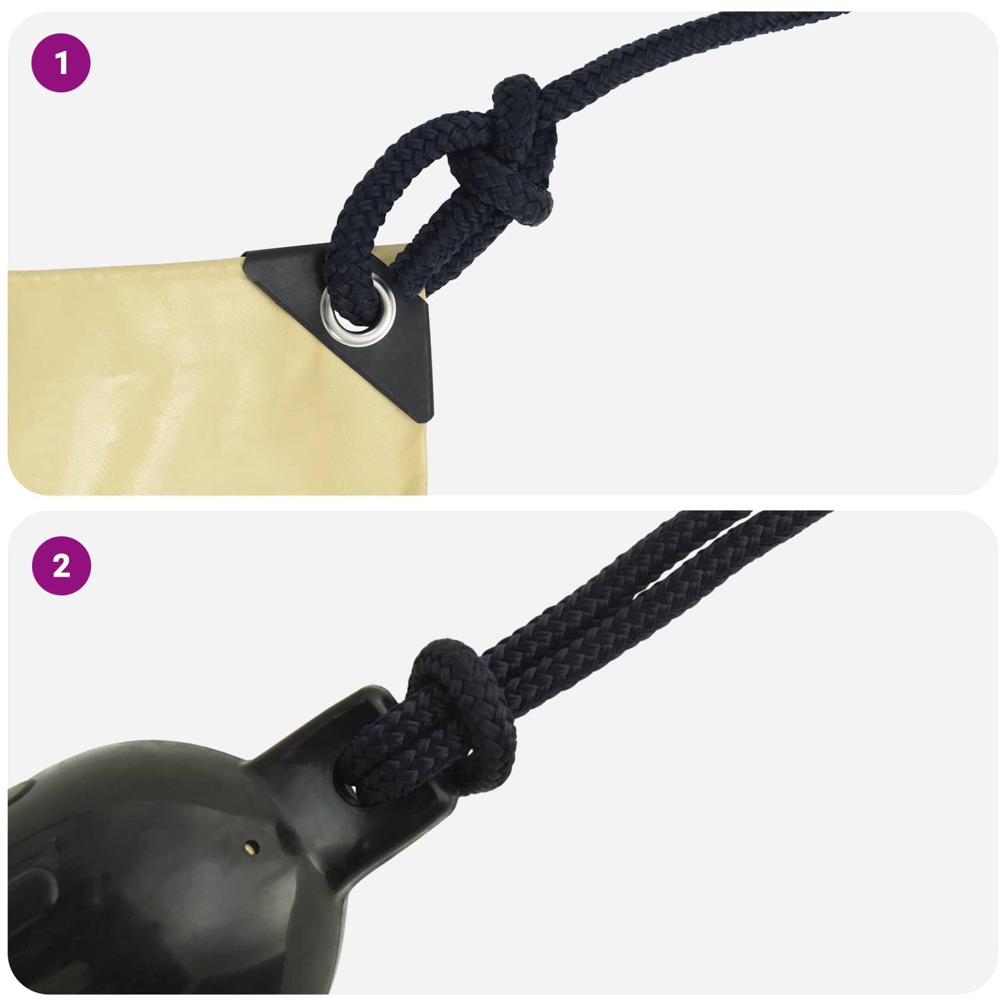 Boat Rope 9 m 1.4 Royal Blue Polyester