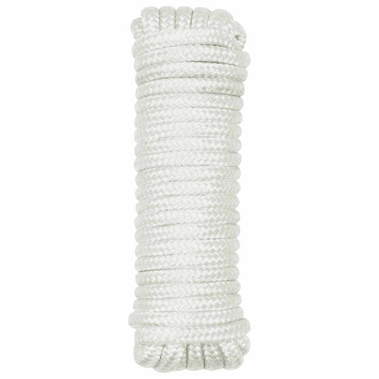 Boat Rope 16 mm 15 m White Polyester