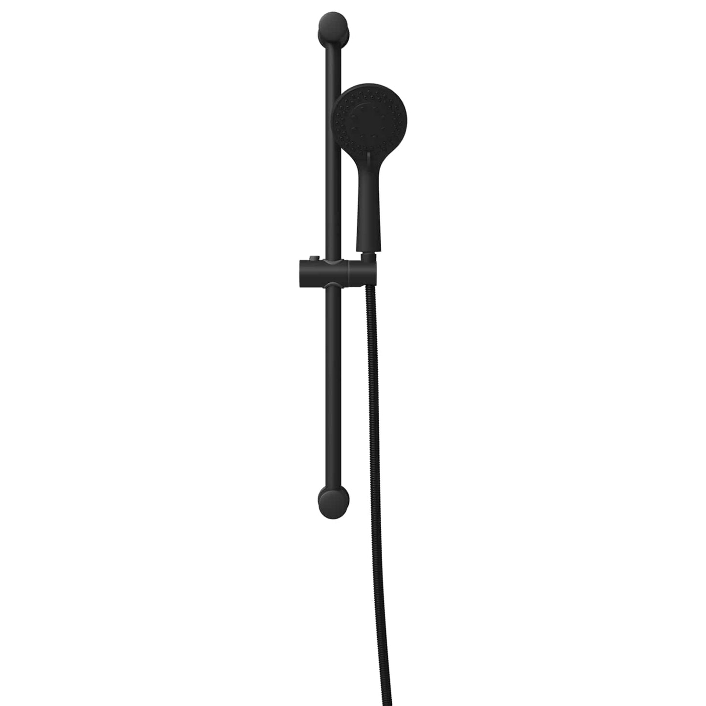 Shower System Set Black 70 cm Stainless Steel
