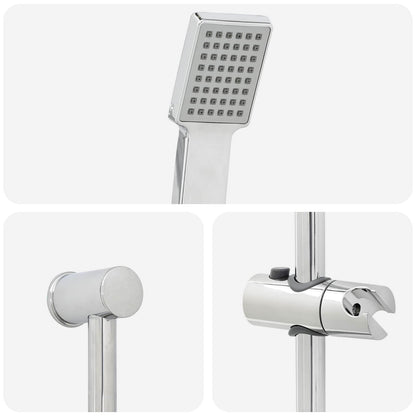 Shower System Set Height Adjustable steel
