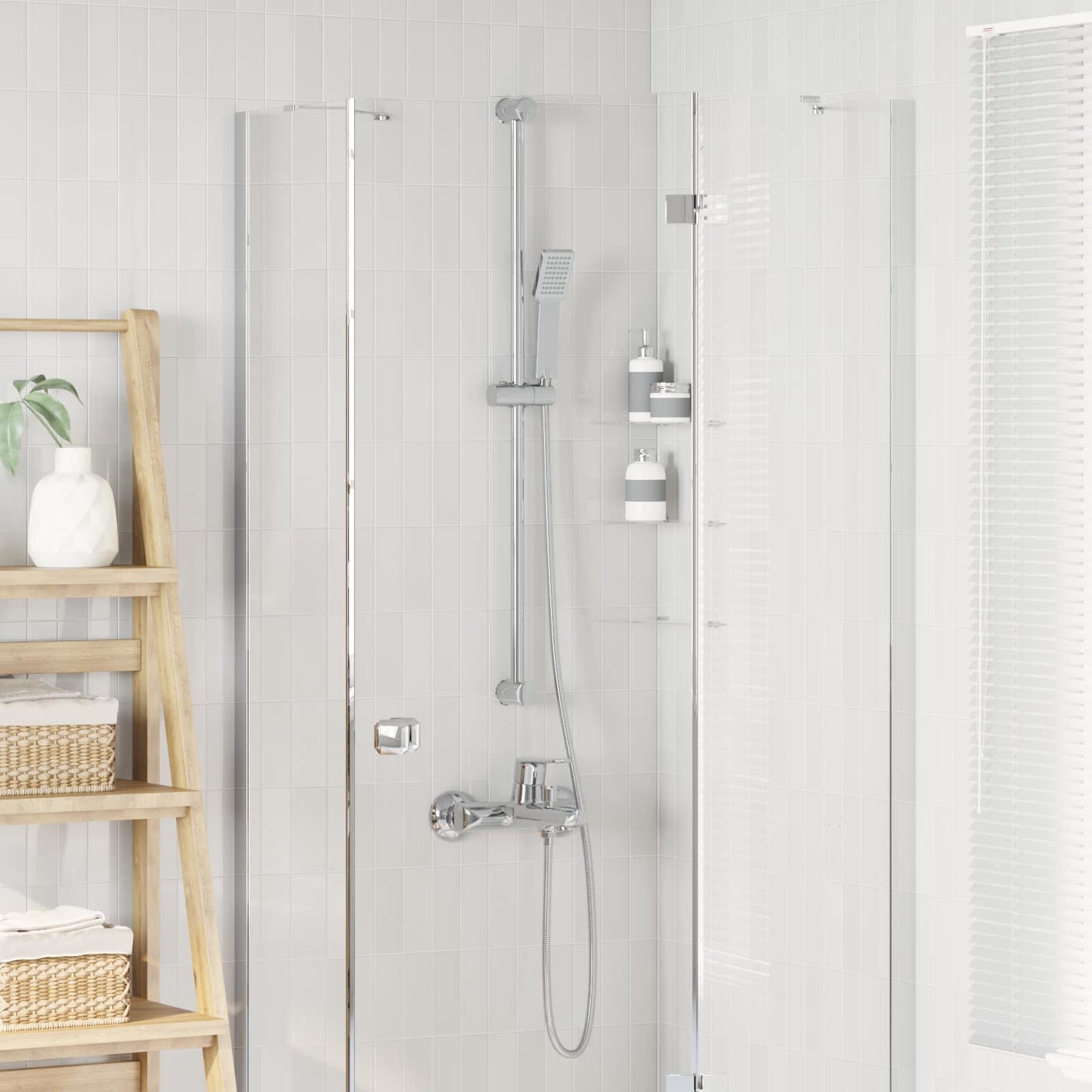 Shower System Set Height Adjustable steel