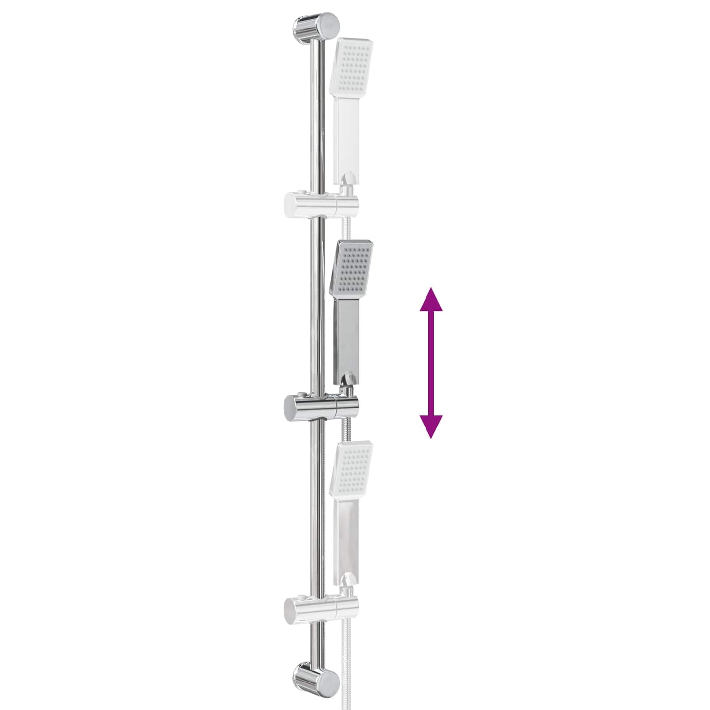 Shower System Set Height Adjustable steel