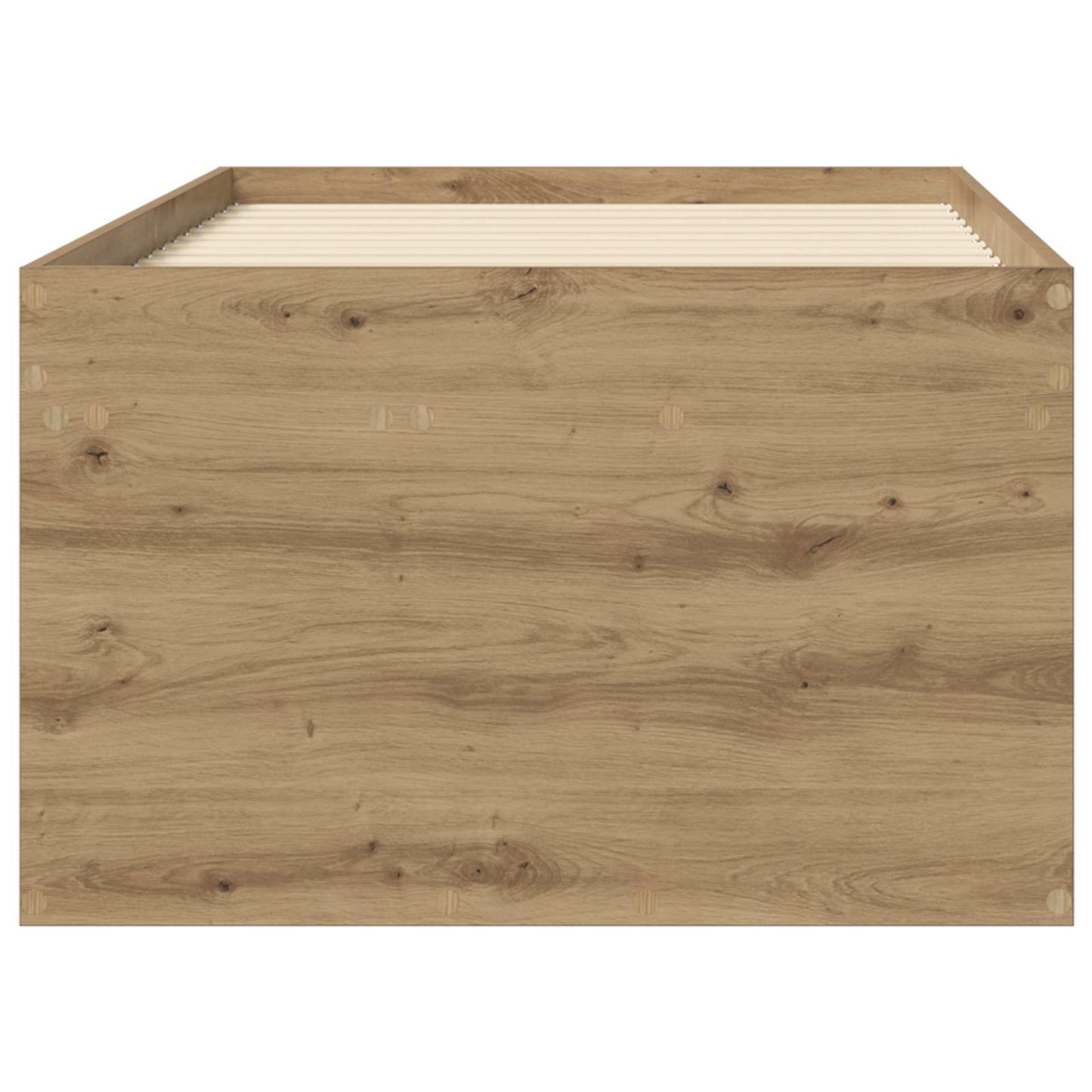 Bed Frame with Storage Artisian Oak 80 x 200 cm Engineered Wood