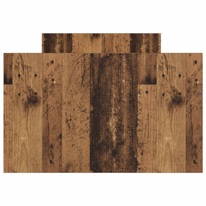 Bed Frame with Storage Old Wood 80 x 200 cm Engineered Wood