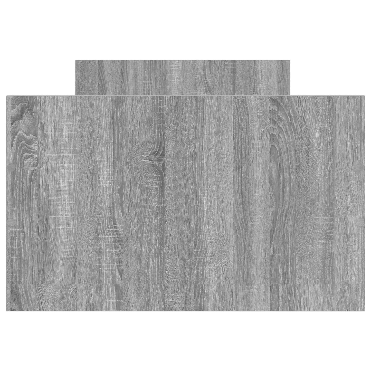 Bed Frame with Storage Grey Sonoma 80 x 200 cm Engineered Wood