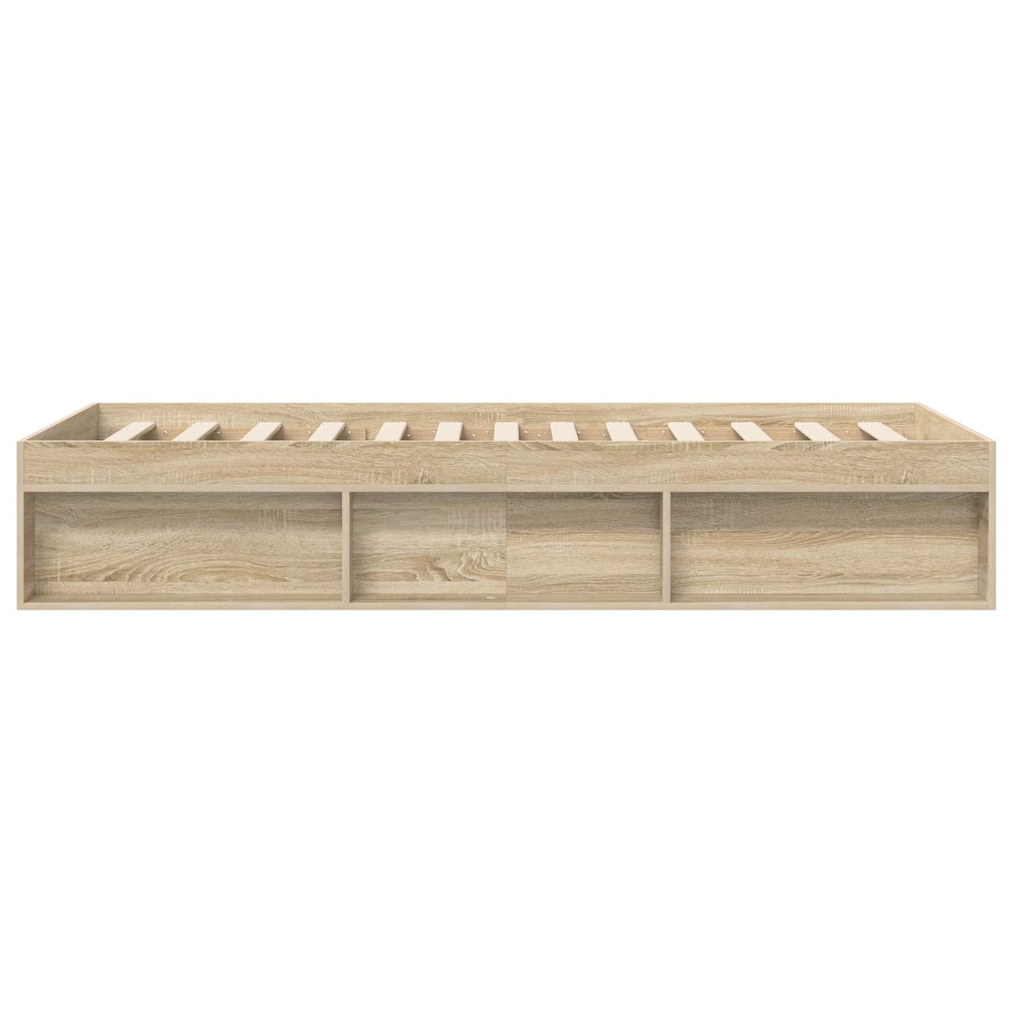 Bed Frame with Storage Sonoma Oak 80 x 200 cm Engineered Wood