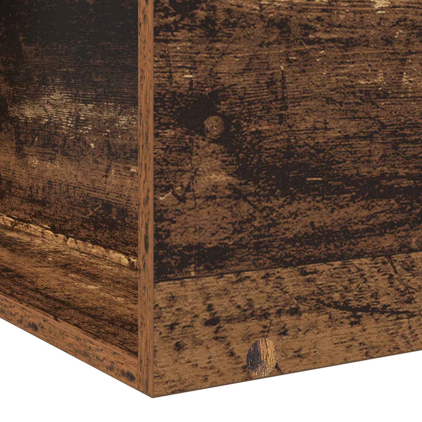Bed Frame with Storage Old Wood 80 x 200 cm Engineered Wood
