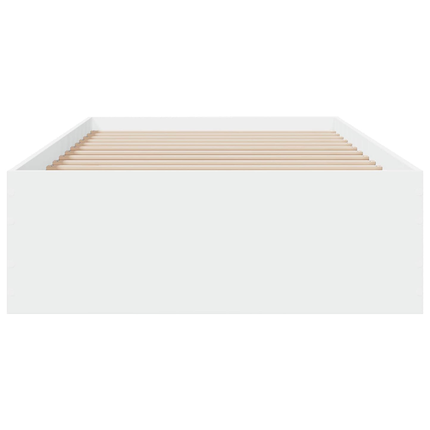 Bed Frame with Storage White 80 x 200 cm Engineered Wood