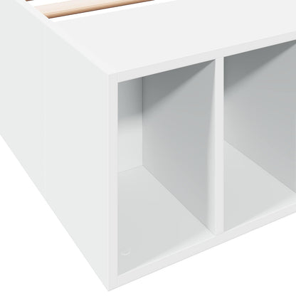 Bed Frame with Storage White 80 x 200 cm Engineered Wood