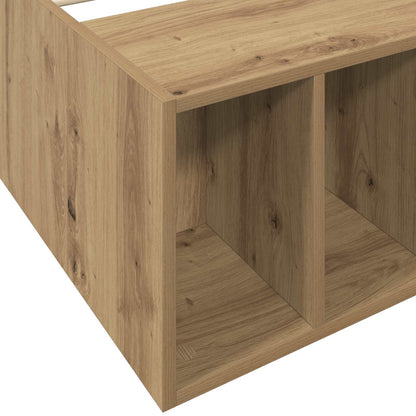 Bed Frame with Storage Artisian Oak 80 x 200 cm Engineered Wood