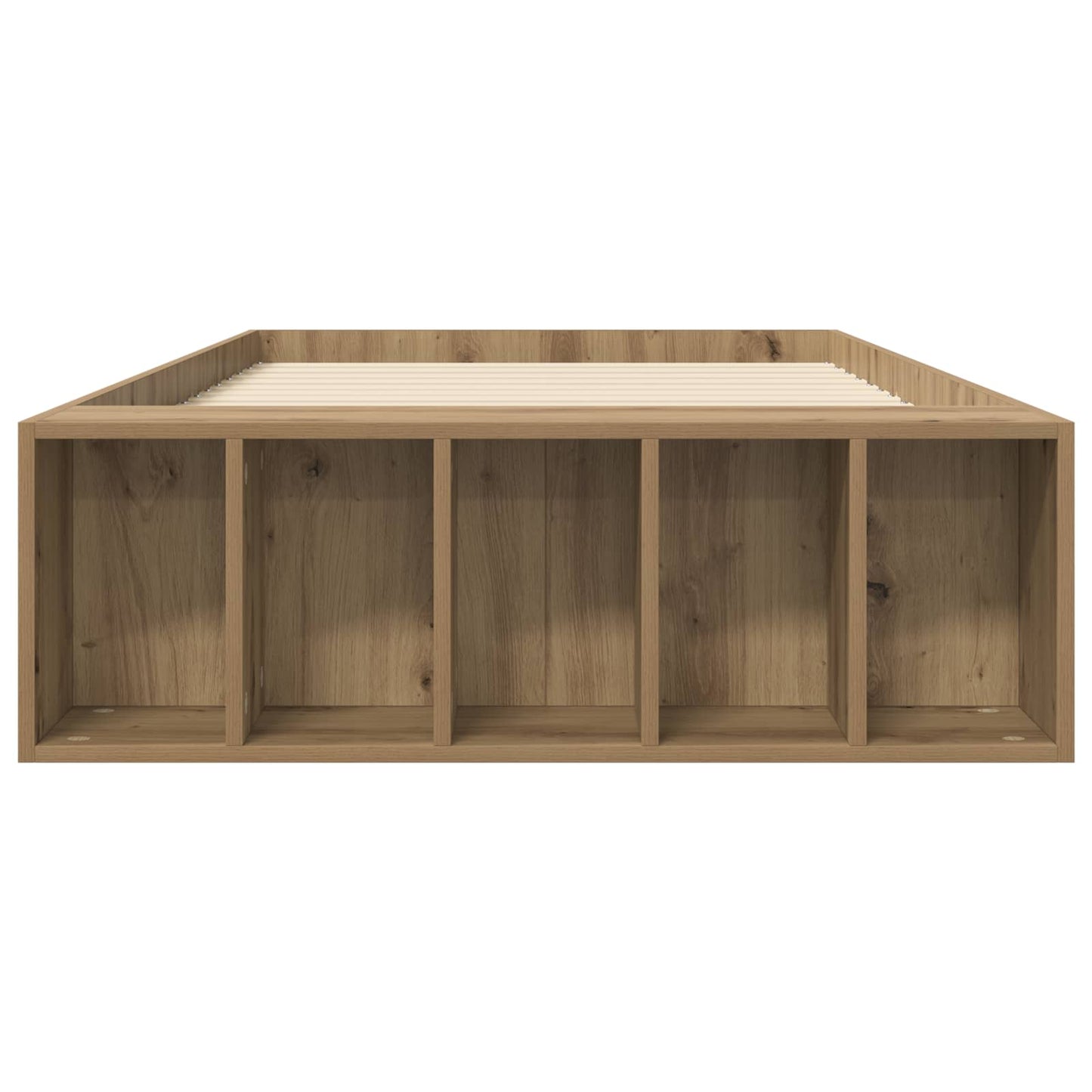 Bed Frame with Storage Artisian Oak 80 x 200 cm Engineered Wood