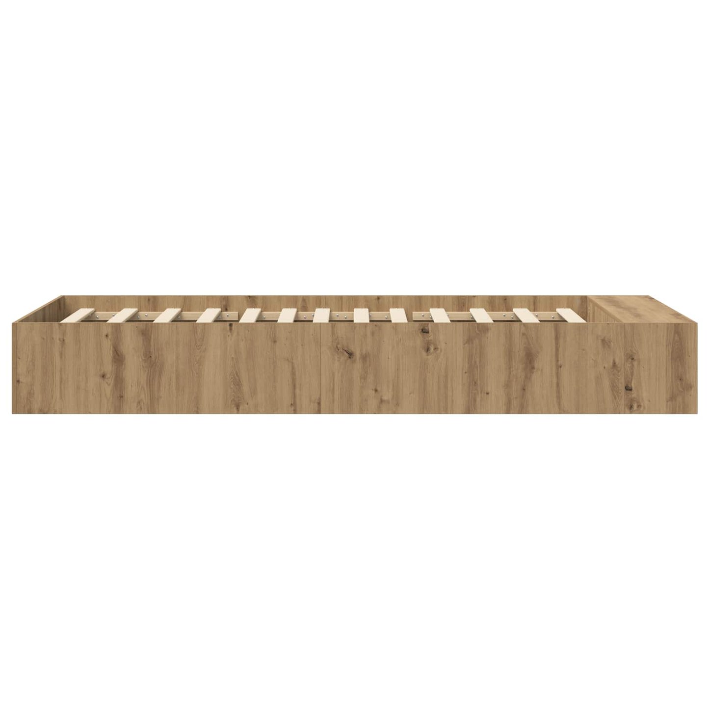 Bed Frame with Storage Artisian Oak 80 x 200 cm Engineered Wood