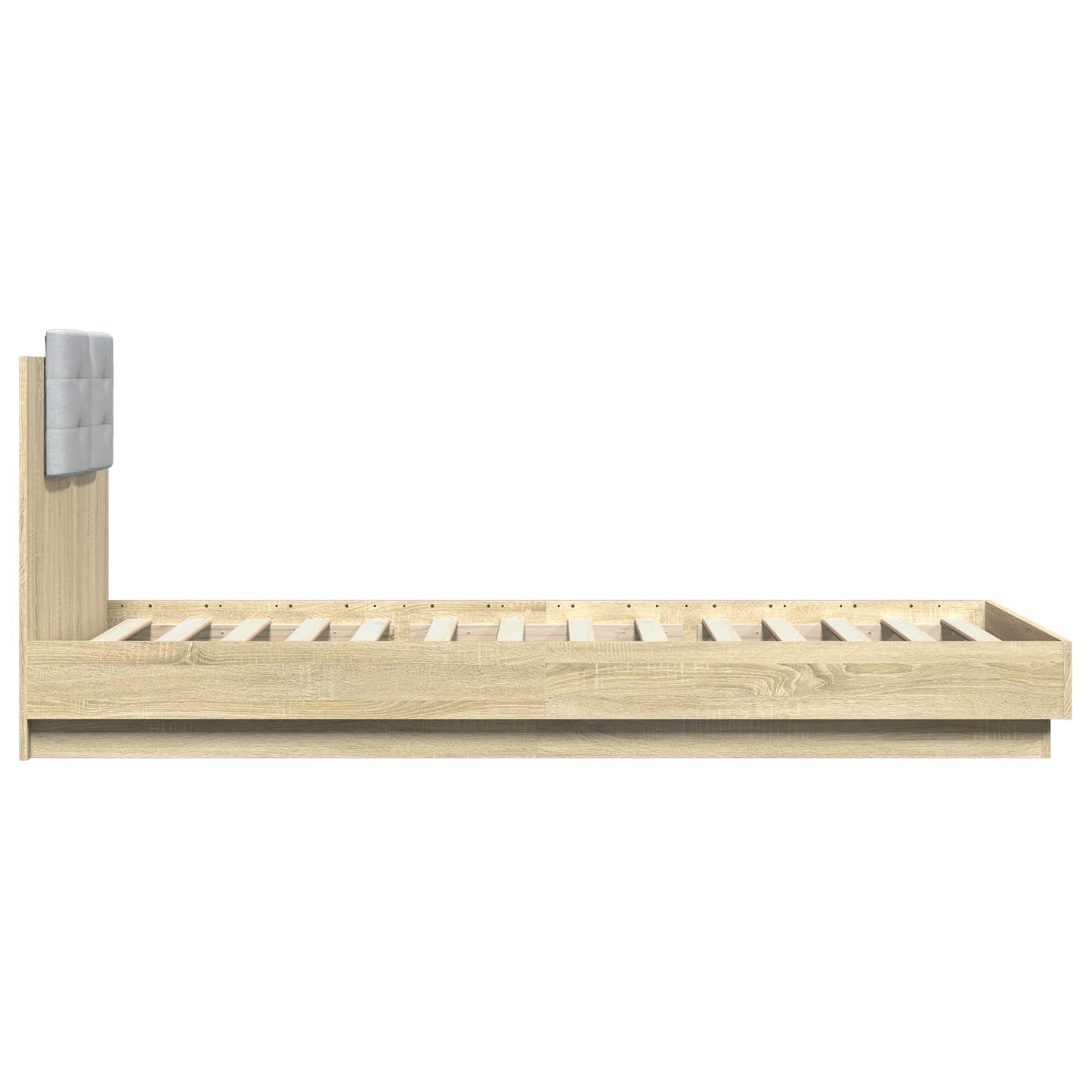 Bed Frame with Headboard Sonoma Oak 80 x 200 cm Engineered Wood