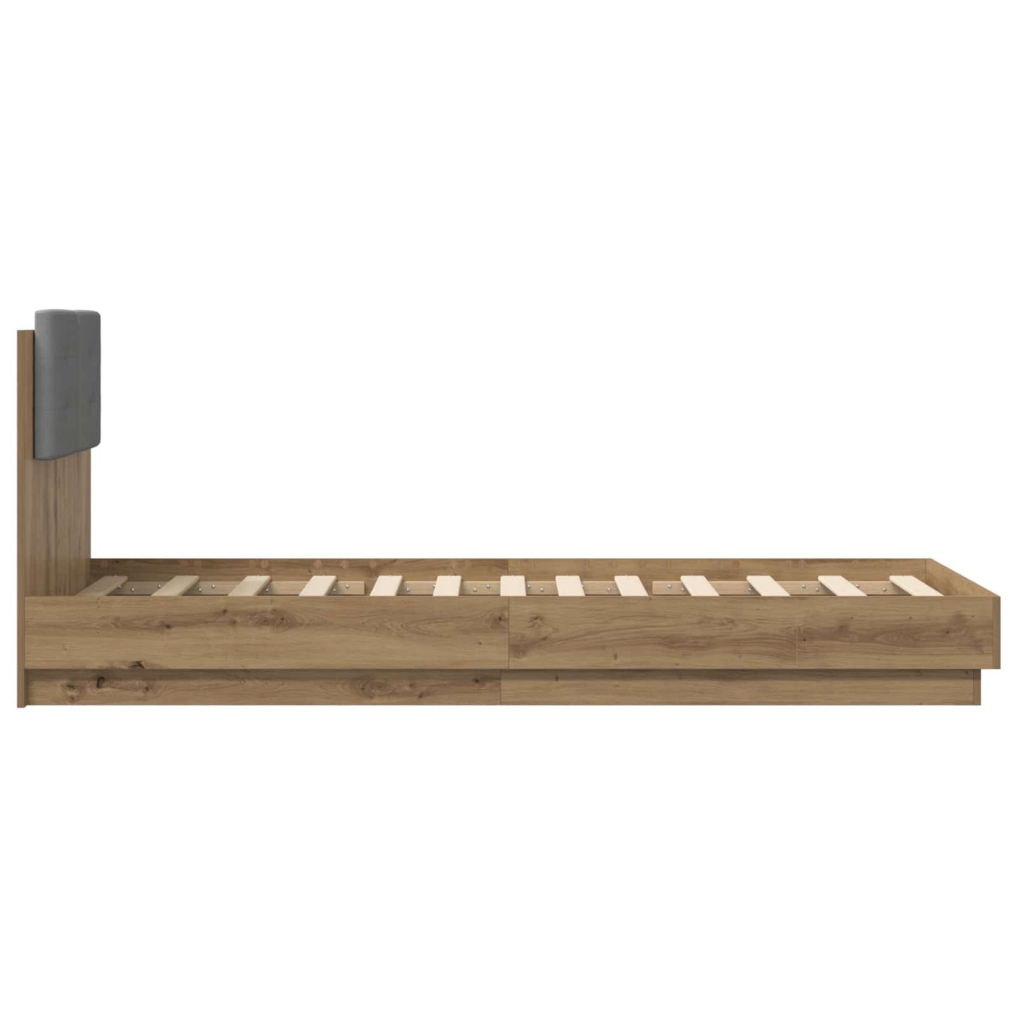 Bed Frame with Headboard Artisian Oak 80 x 200 cm