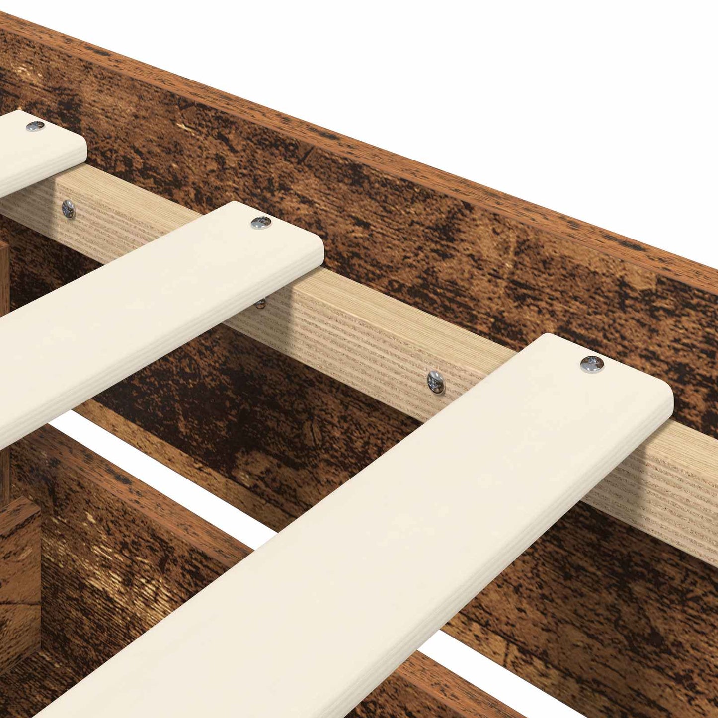 Bed Frame with Storage Old Wood 80 x 200 cm Engineered Wood