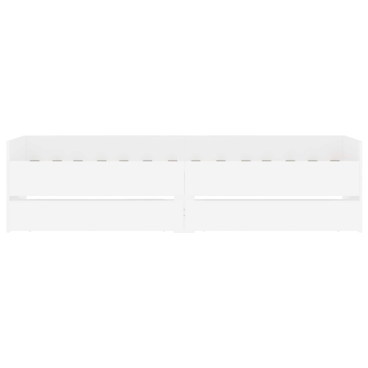 Bed Frame with Storage White 80 x 200 cm Engineered Wood