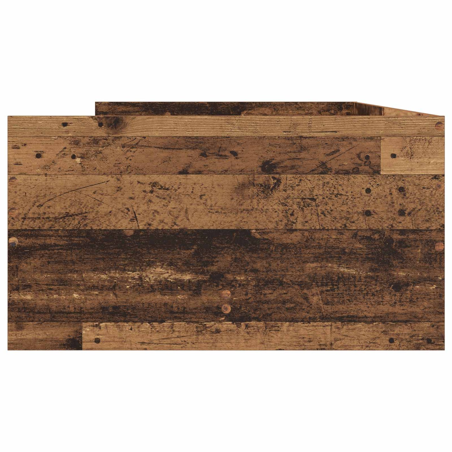 Bed Frame with Storage Old Wood 80 x 200 cm Engineered Wood