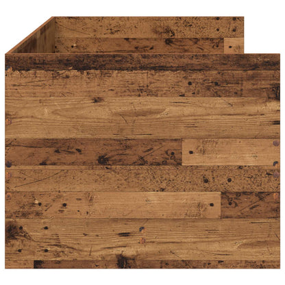 Bed Frame with Storage Old Wood 80 x 200 cm Engineered Wood