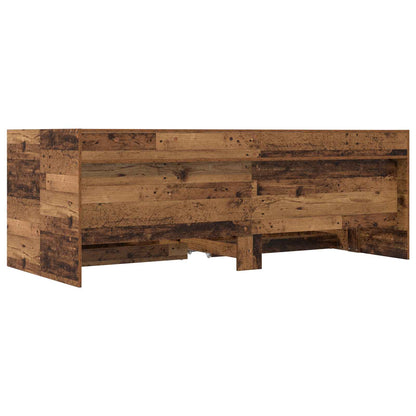Bed Frame with Storage Old Wood 80 x 200 cm Engineered Wood