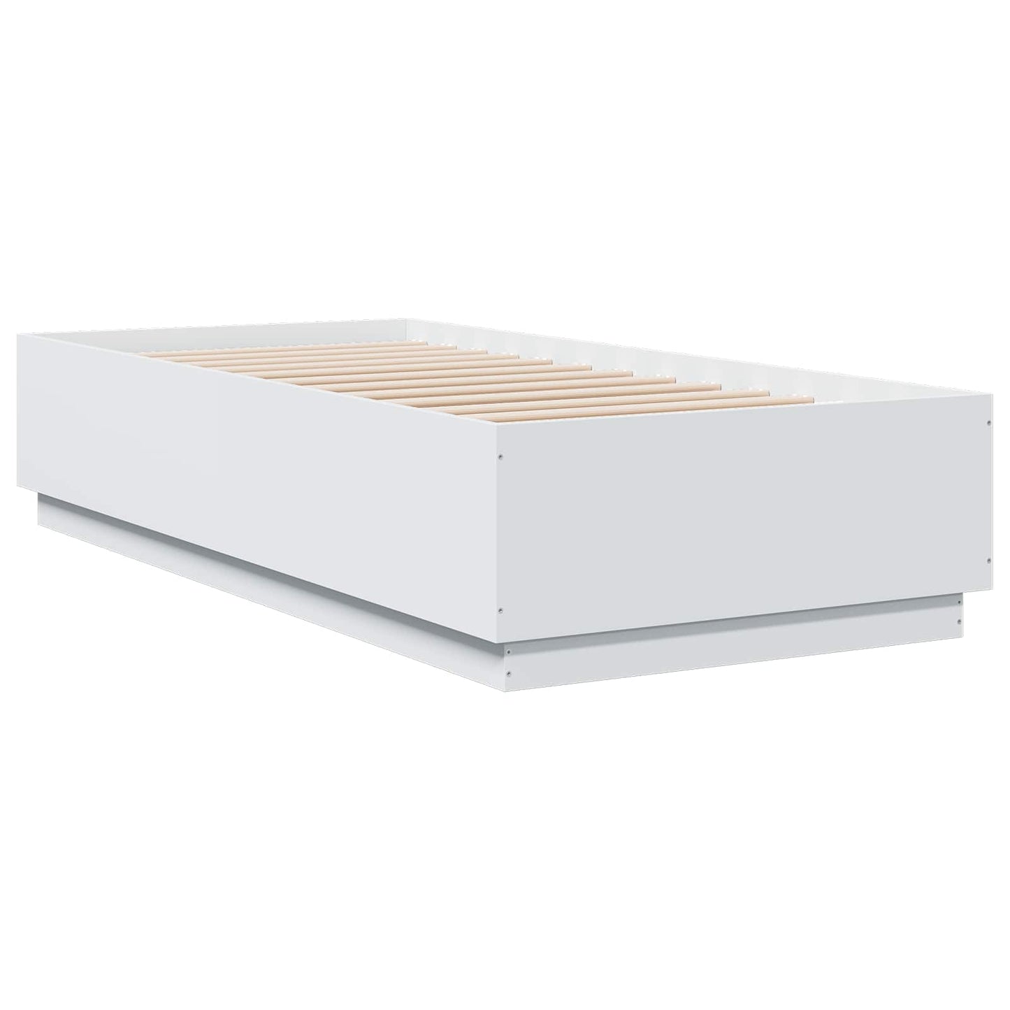 Bed Frame White 80 x 200 cm Engineered Wood