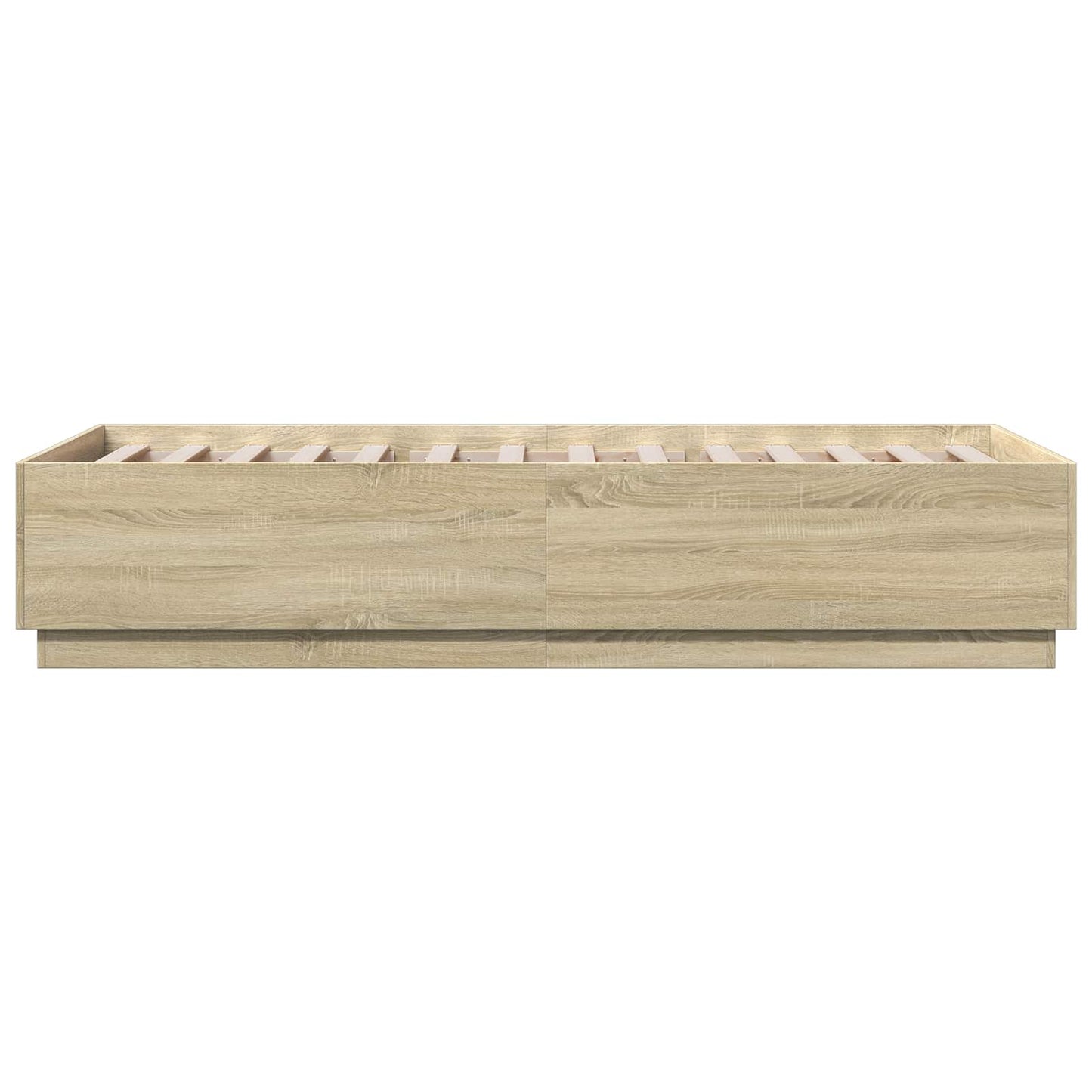 Bed Frame Sonoma Oak 80 x 200 cm Engineered Wood
