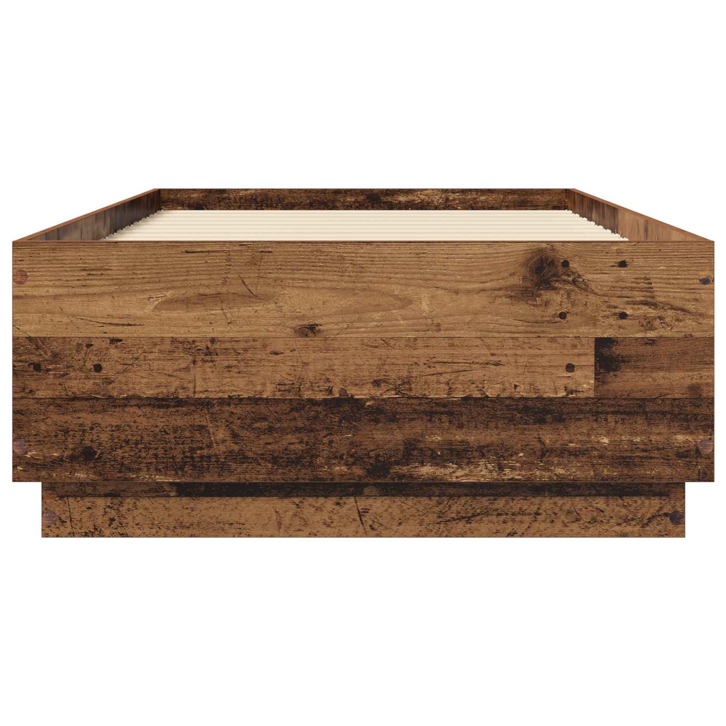 Bed Frame Old Wood 80 x 200 cm Engineered Wood