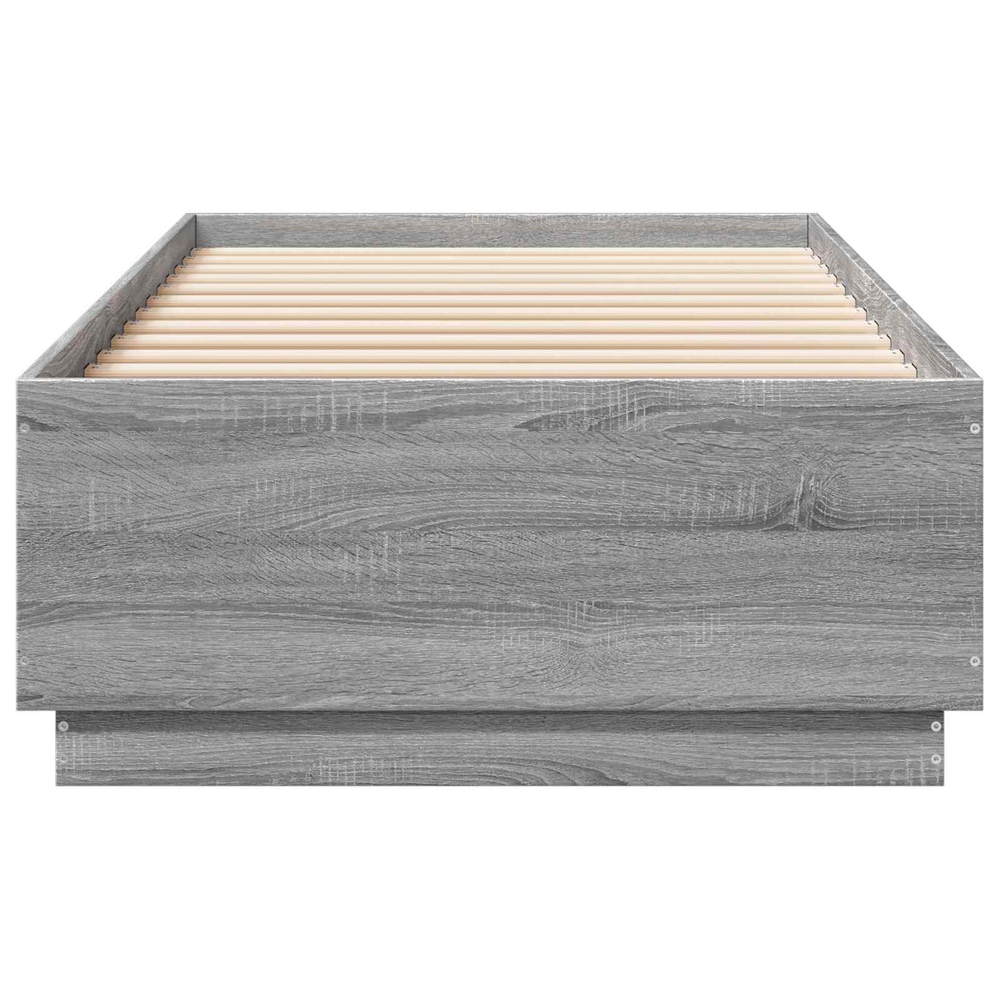 Bed Frame Grey Sonoma 80 x 200 cm Engineered Wood