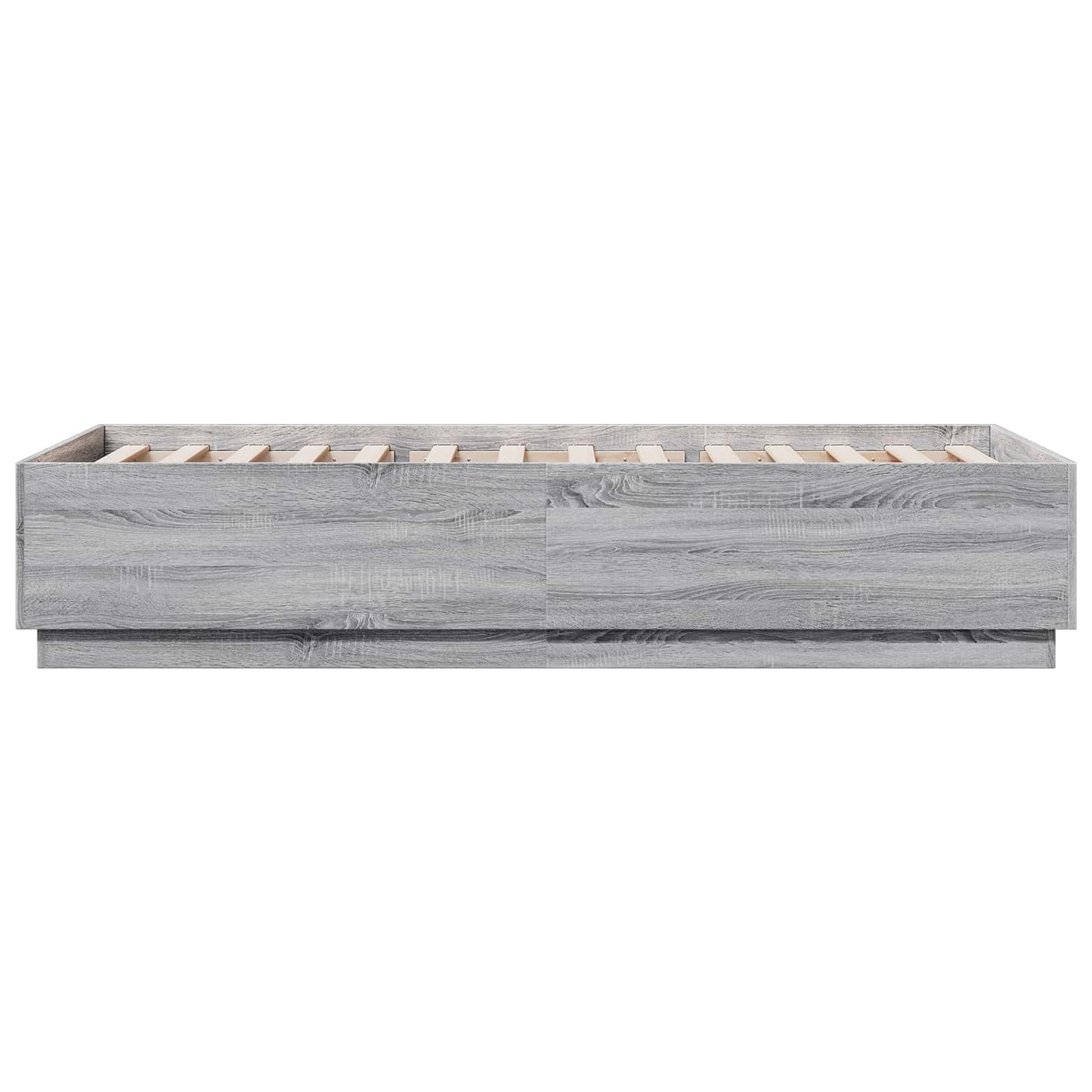 Bed Frame Grey Sonoma 80 x 200 cm Engineered Wood