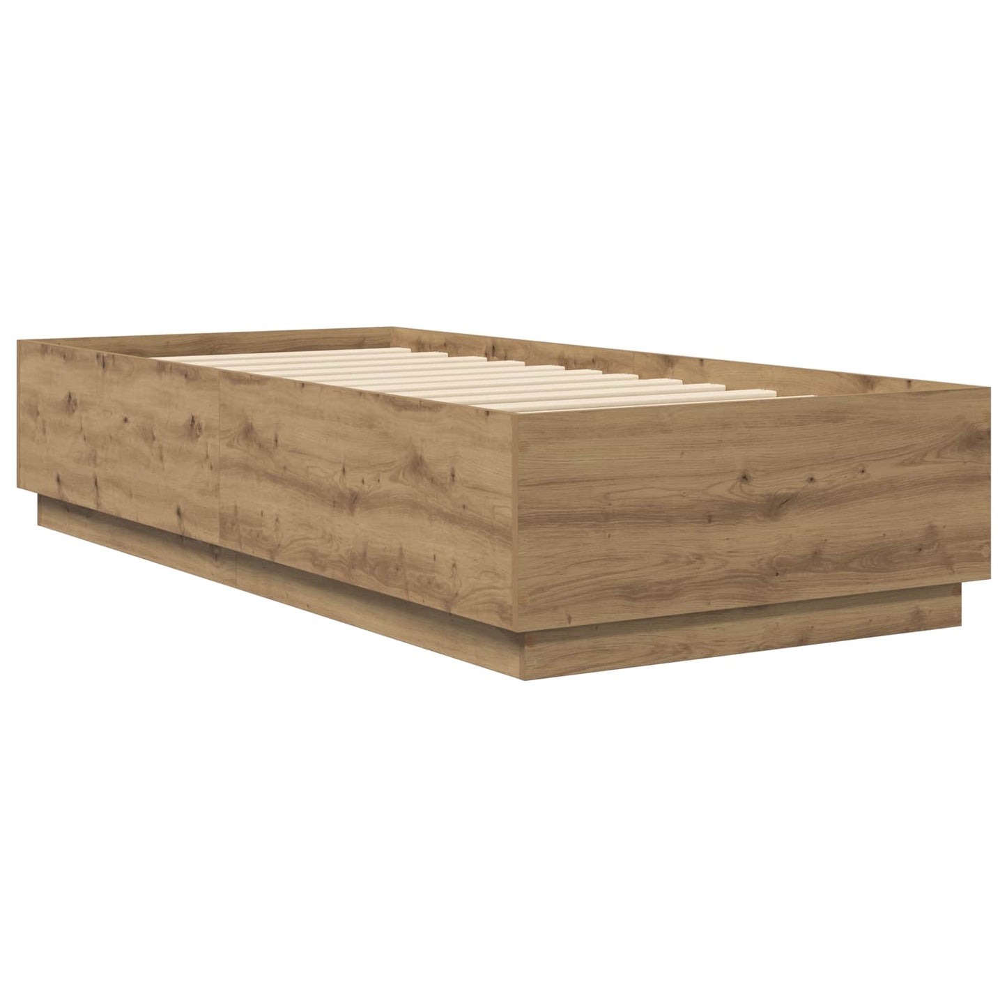 Bed Frame Artisian Oak 80 x 200 cm Engineered Wood